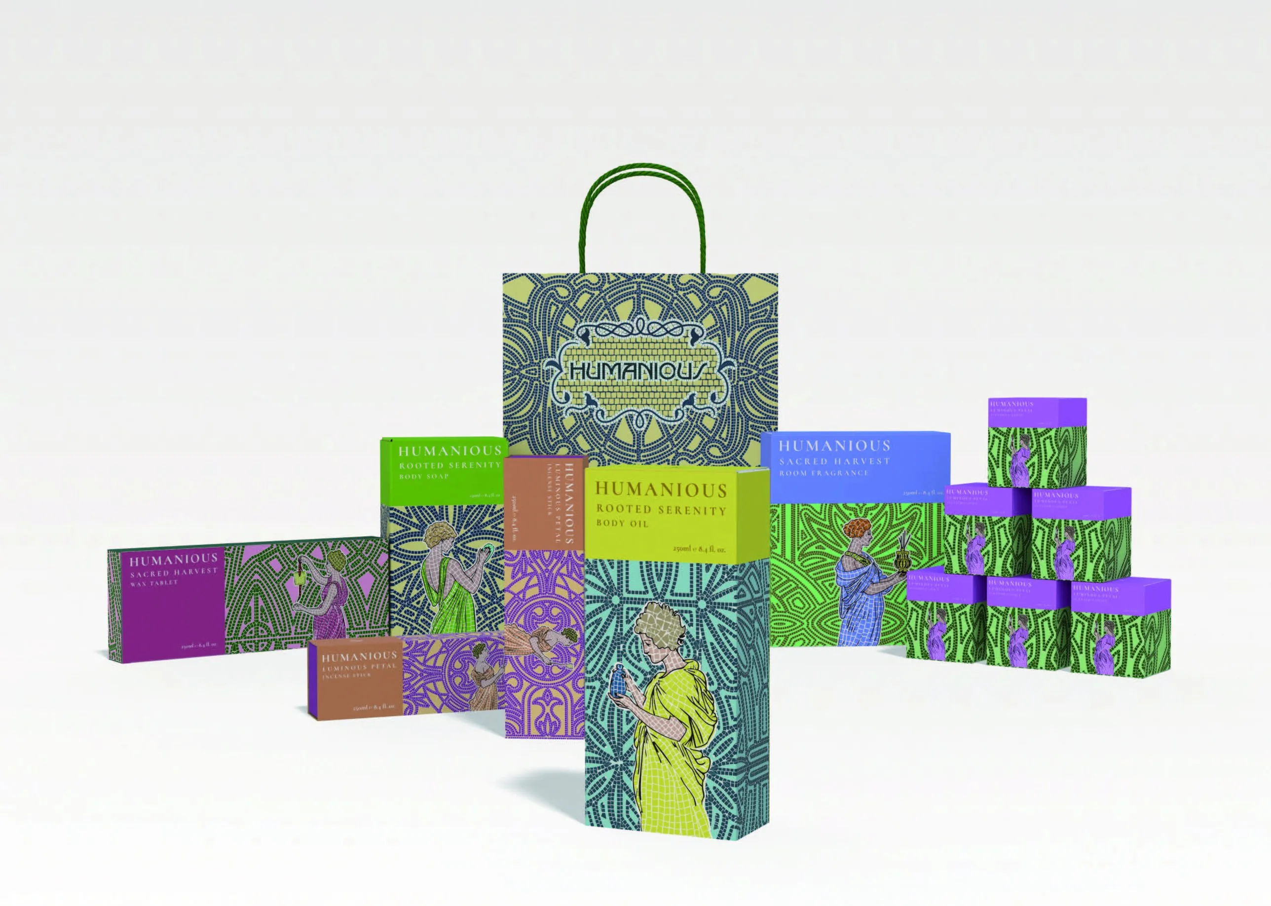 Humanious packaging lineup